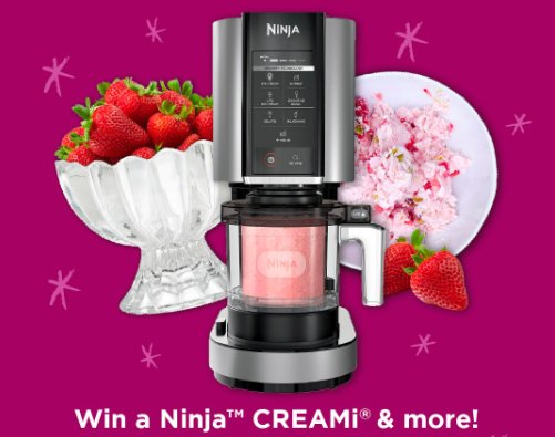 California Giant Berry Farms National Strawberry Month Giveaway - Win A Ninja Creami Ice Cream Machine