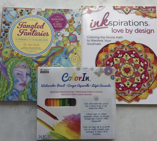 Calming Coloring Book and Coloring Pencil Set Giveaway