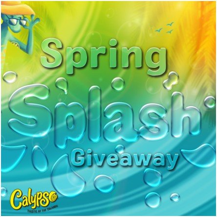Calypso Spring Splash Giveaway – Win A Free Calypso Party Pack (250 Winners)