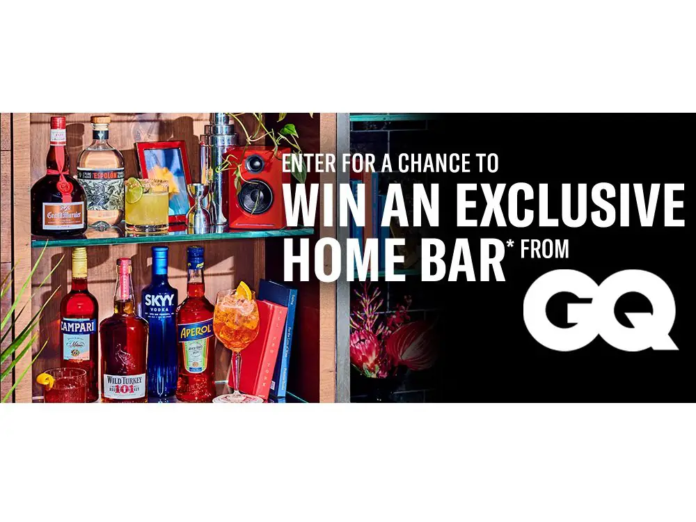 Campari GQ Sweepstakes - Win A Home Bar, GQ Subscription & More