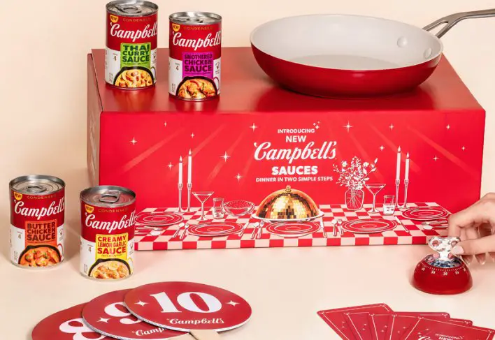 Campbell’s Two Step Tuesdays Giveaway - $25 Instacart Gift Card, Sauces, Recipe Cards & More (185 Winners)