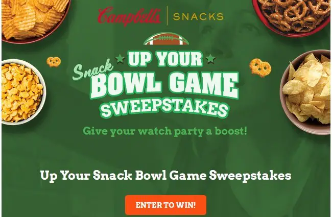 Campbell's Up Your Snack Bowl Game Sweepstakes - Win $100 Kroger Gift Card, $50 Bengals Gift Card & More
