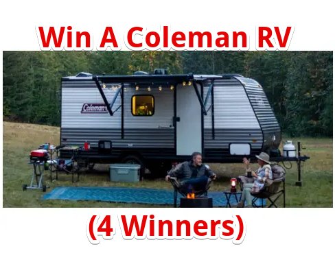 Camping World 2024 Coleman RV Giveaway - Win A 2024 Coleman RV (4 Winners)