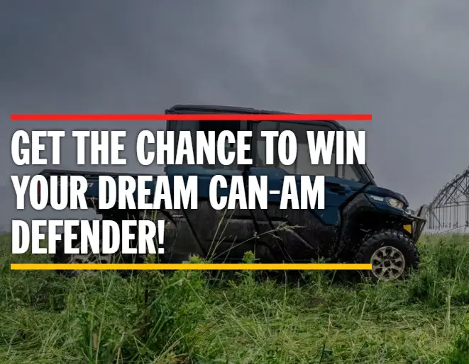Can-Am Win a 2025 Can-Am Defender Sweepstakes - Win a 2025 Can-Am Defender Max Limited HD10