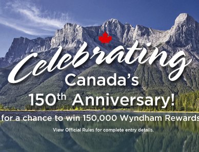 Canada's 150th Anniversary Sweepstakes