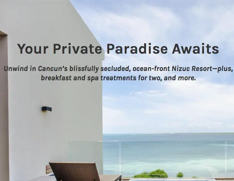 Cancun Getaway For 2 Sweepstakes