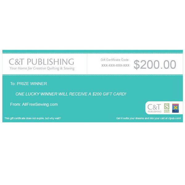 C&T Publishing $200 Gift Card