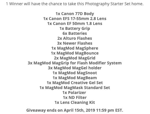 Canon Photo Competition