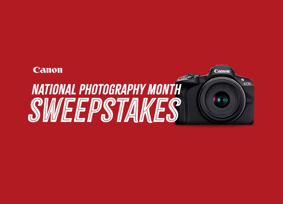 Canon U.S.A. National Photography Month Sweepstakes - Win A Canon EOS Camera With Lens Kit
