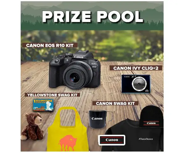 Canon USA #NationalParkWeek Sweepstakes - Win A Brand New Canon Camera And Swag Bag