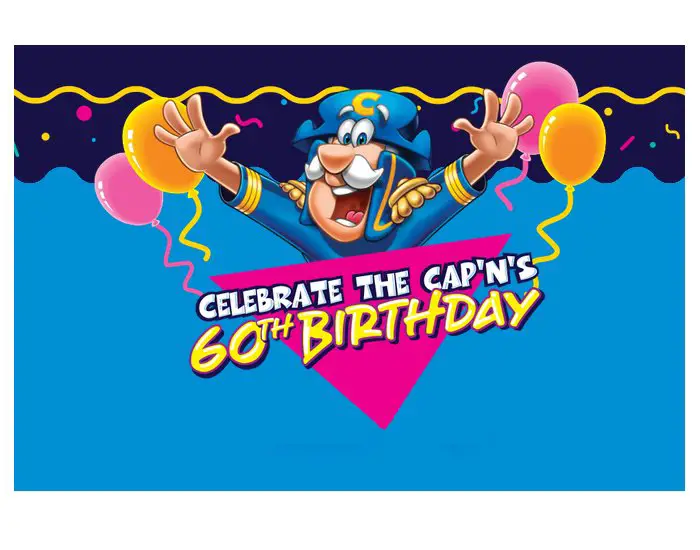 Cap'N Crunch 60th Birthday Sweepstakes - Win A $60 Albertsons Gift Card (200 Winners)