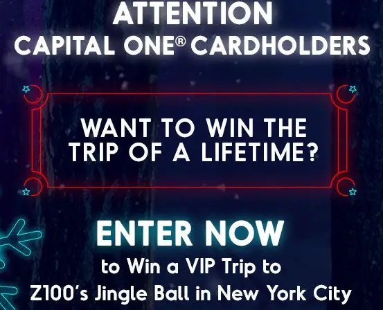 Capital One Cardholders Sweepstakes