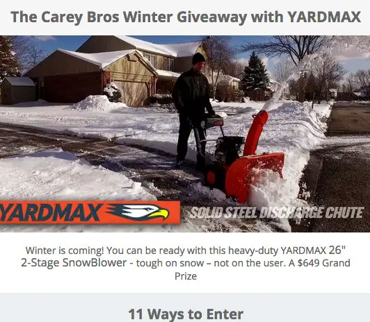 Carey Bros Winter Giveaway