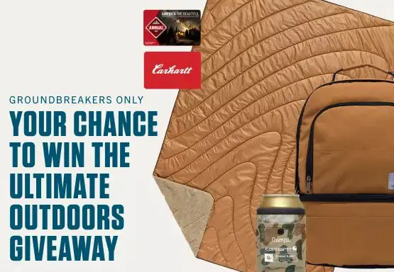 Carhartt Groundbreakers Holiday Sweepstakes – Win $100 Carhartt Gift Card, Annual National Parks Pass & More