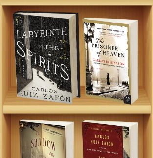 Carlos Ruiz Zafon Sweepstakes