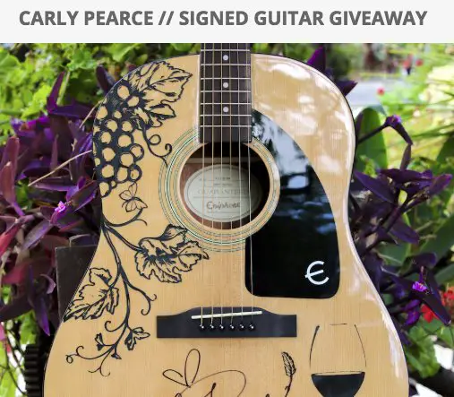 Carly Pearce Guitar Sweepstakes