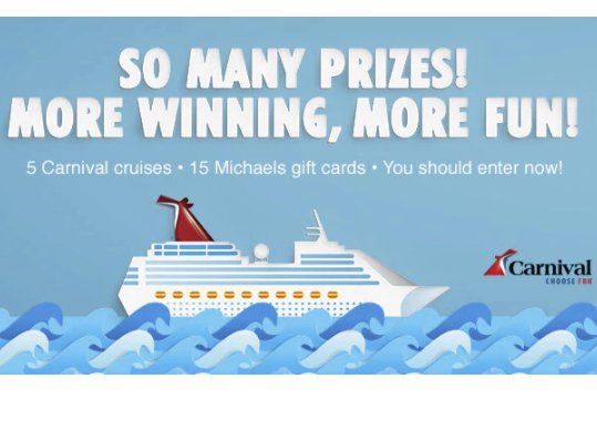 Carnival Michaels Sweepstakes