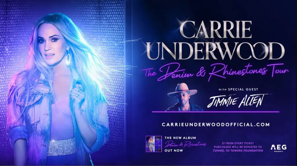 Carrie Underwood THE DENIM & RHINESTONES TOUR Ticket Sweepstakes