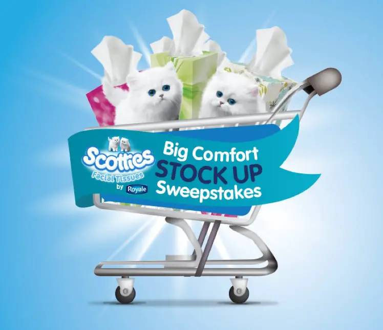 Win a Cart-Load of Scotties Comfort! 50 Sweepers!