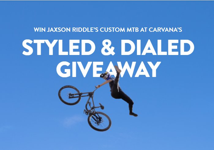 Carvana Styled & Dialed Giveaway - Win A Custom Mountain Bike