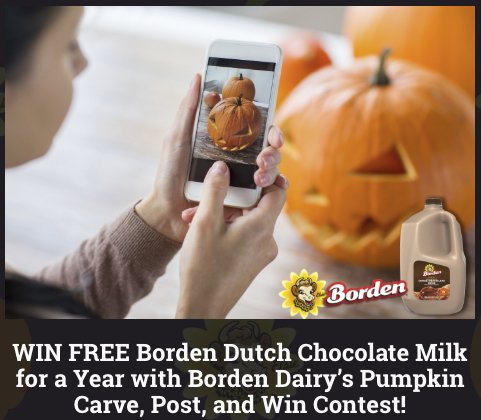 Carve, Post, and Win with Borden Dairy Contest