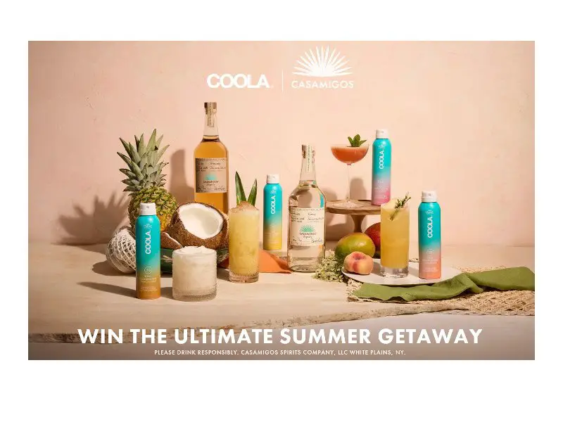 Casamigos X COOLA Sweepstakes - Win A Trip For 2 To Palm Beach, Florida (2 Winners)
