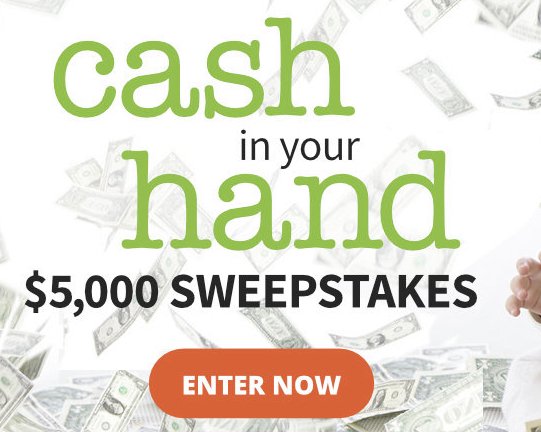 Cash In Your Hand Sweepstakes 2