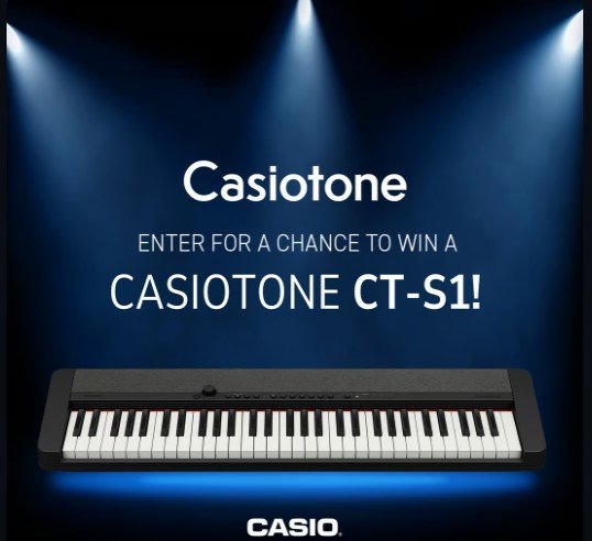 Casio America CT-S1 Giveaway - Win A Casiotone CT-S1 Portable Keyboard