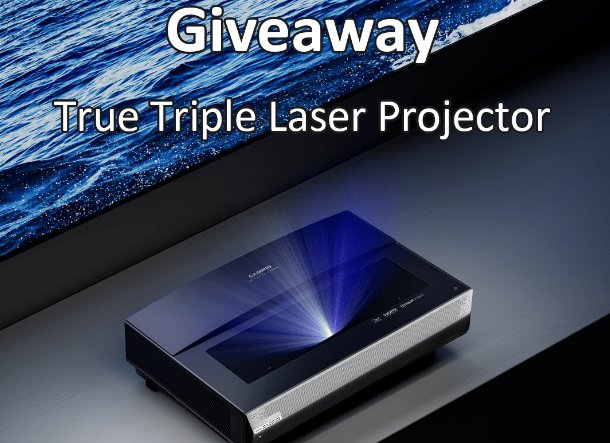 CASIRIS True Triple Laser Projector Giveaway - Win A CASIRIS A6 Triple Laser Projector