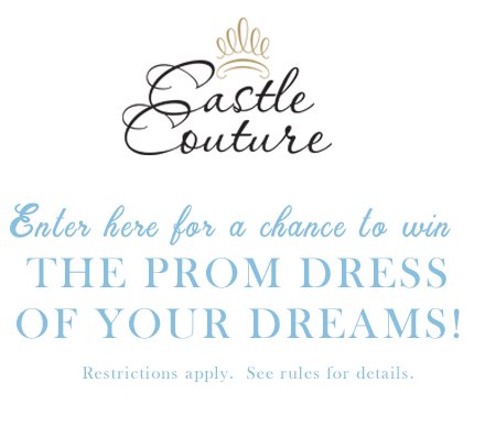 Castle Couture Prom Dress Giveaway