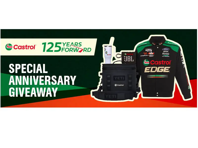 Castrol 125th Anniversary Giveaway - Win Official Merch & More
