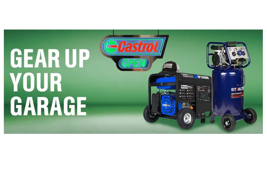 Castrol Garage Gear Giveaway - Win A Generator, Compressor & More