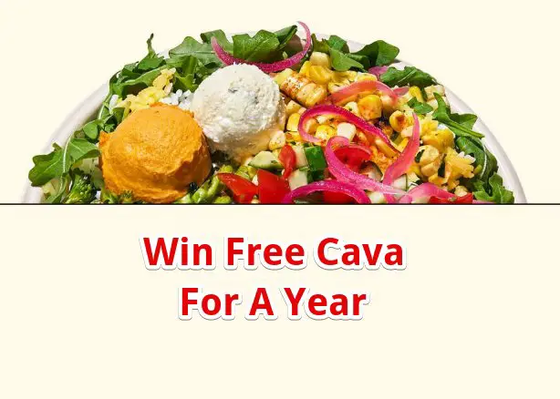 Cava Shawarma Match Giveaway -  Win free food for a year