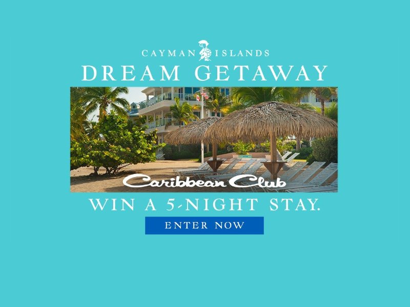 Cayman Islands Dream Getaway 5 Night Stay Sweepstakes - Win A Trip For Two To The Cayman Islands