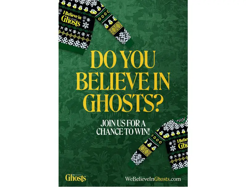 CBS Ghosts March 2024 Promotion - Win An Official Show Sweater (151 Winners)
