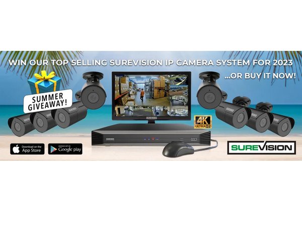 CCTV Security Pros LLC SureVision 8 Camera Complete System Giveaway - Win An 8-Camera, 16-Channel Security System
