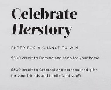 Celebrate Herstory Sweepstakes