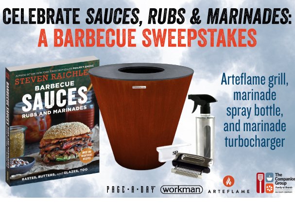 Celebrate Sauces, Rubs & Marinades Sweepstakes