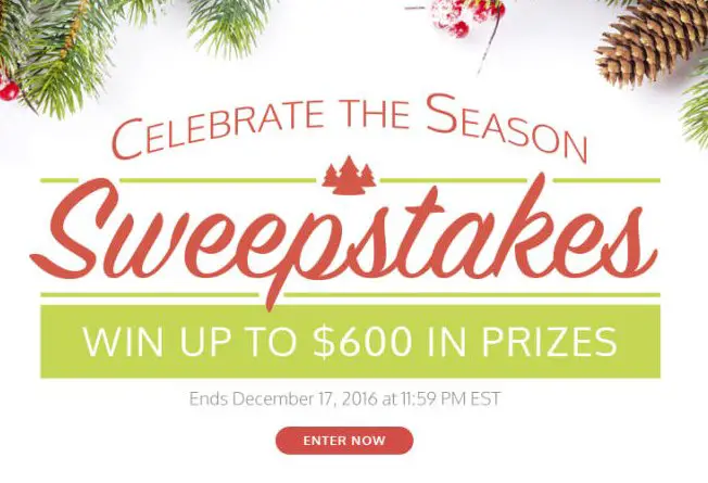 Celebrate The Season! Sweepstakes