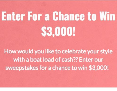 Celebrate Your Style Sweepstakes