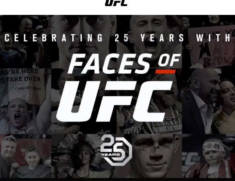 Celebrating 25 Years with Faces of UFC