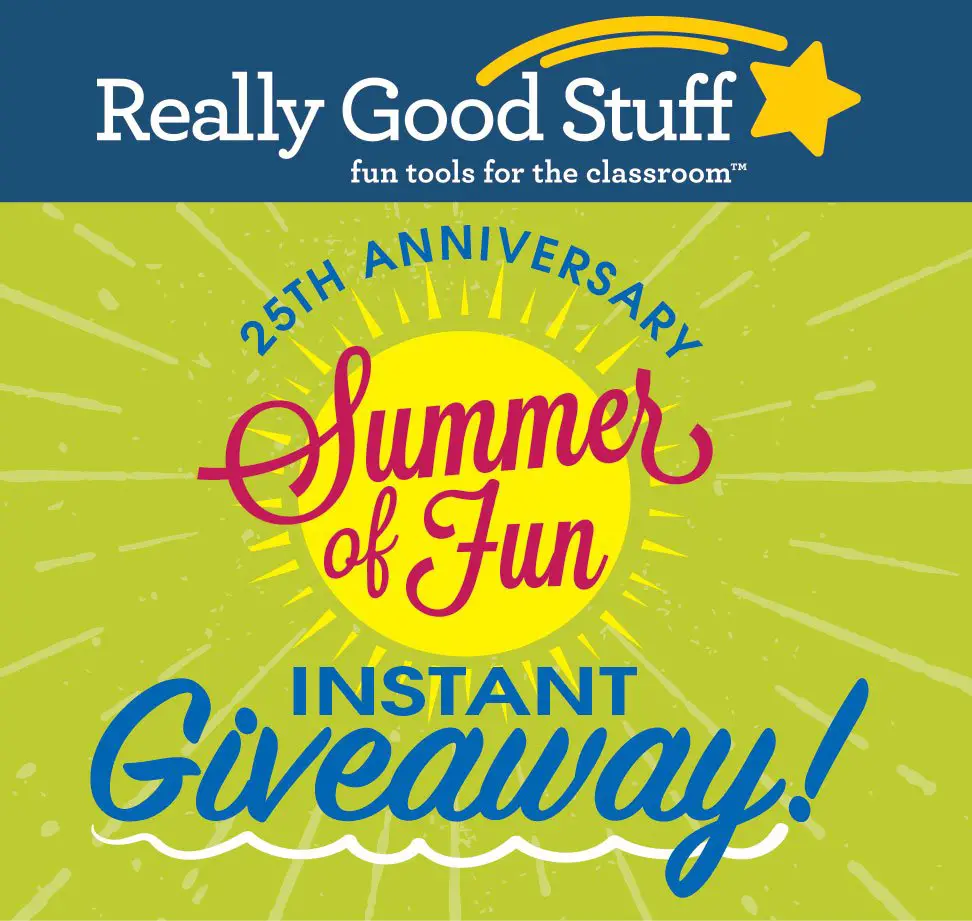 Celebrating 25 Years with Really Good Stuff Summer Giveaway