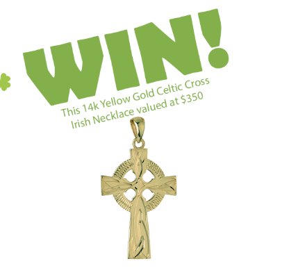 Celtic Cross Necklace Giveaway