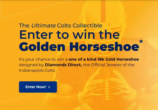 Centier Bank Golden Horseshoe Sweepstakes - Win an 18k Golden Horseshoe