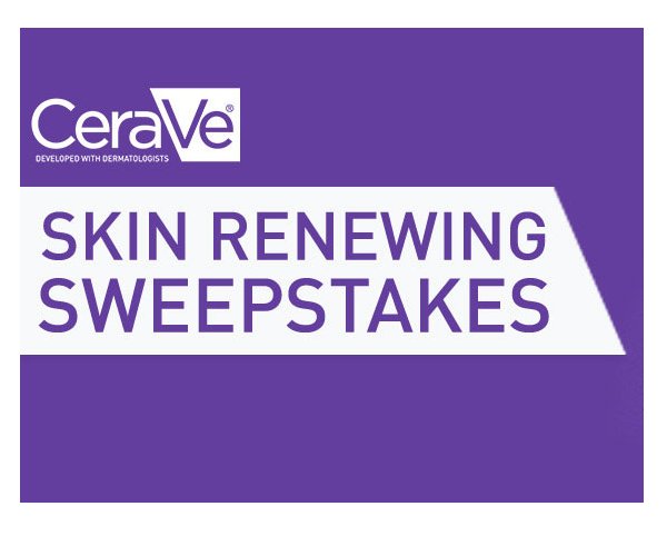 CeraVe 2023 Skin Renewing Sweepstakes - Win A CeruVa Skin Rejuvenating Package (3 Winners)