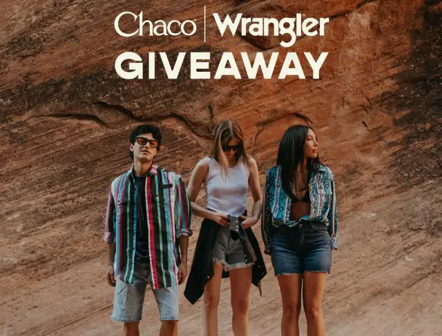 Chaco x Wrangler Giveaway - Denim jacket, Shirt, Clogs, and Sandals Up for Grabs