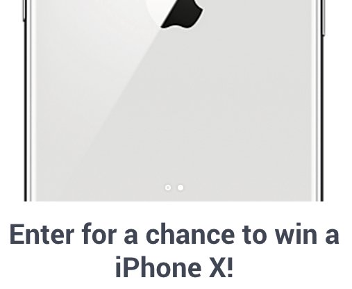 Chance to Win a iPhone X