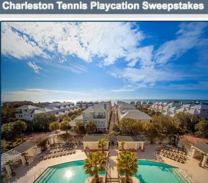 Charleston Tennis Playcation Sweepstakes