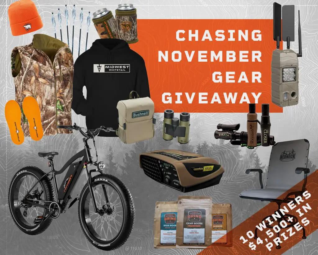Chasing November Gear Giveaway - $4,500 Worth Of Hunting Gear For Grabs