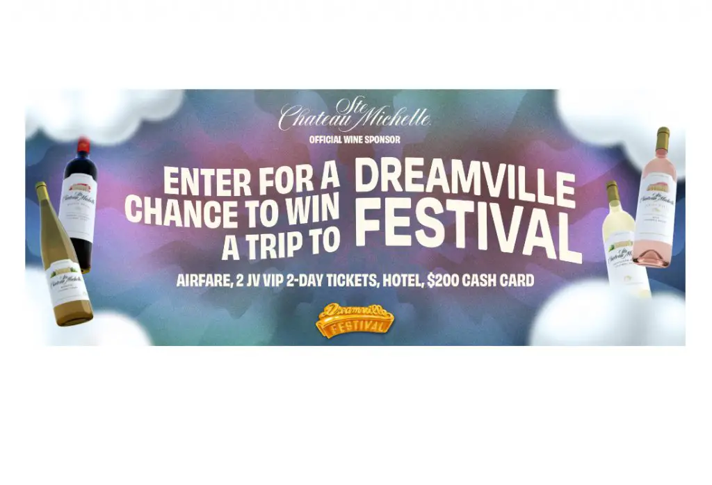 Chateau Ste. Michelle Wine Estates North Carolina VIP Flyaway Sweepstakes - Win A Trip For 2 To Dreamville Festival